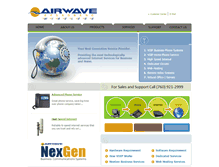 Tablet Screenshot of airwavebroadband.net